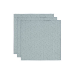 Jollein | Hydrophiles Tuch Klein 70x70 Miffy Silhouetten Seegrün (3Pack)