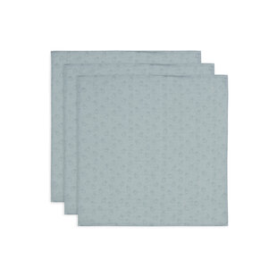 Jollein | Hydrophiles Tuch Klein 70x70 Miffy Silhouetten Seegrün (3Pack)