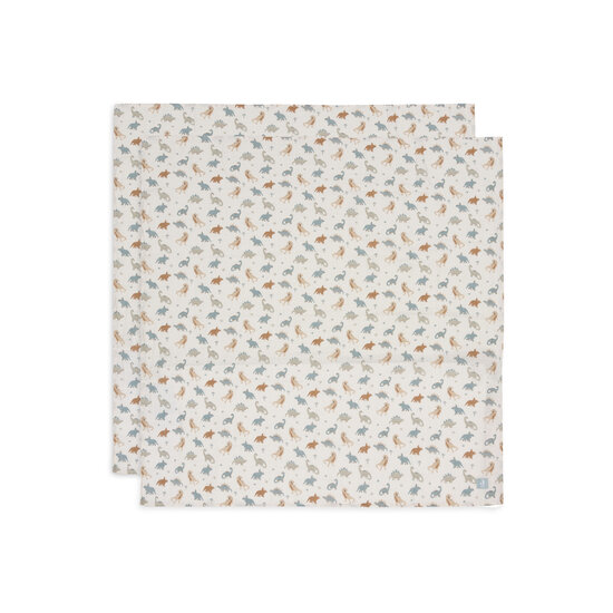 Jollein Jollein | Hydrophiles Tuch Groß 115x115 Miffy Silhouetten Wild Rose (2Pack)