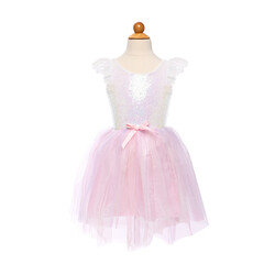 Great Pretenders | Dreamy Unicorn Dress Iridescent/Pink With Headband, 98-104