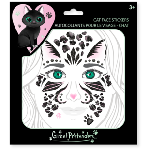 Great Pretenders |  Black Cat Face Stickers