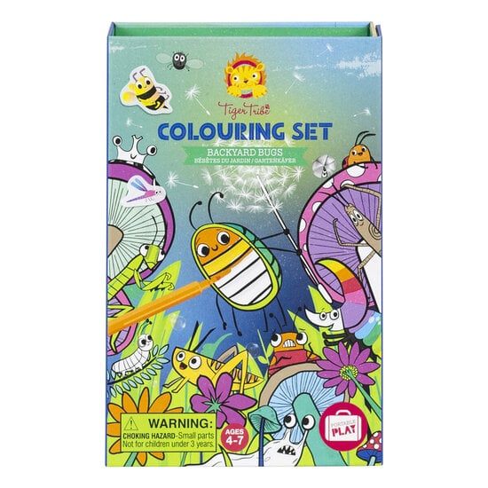 Tiger Tribe Tiger Tribe | Colouring Set - Backyard Bugs