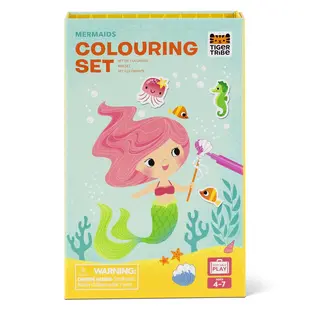Tiger Tribe |  Colouring Set - Mermaids