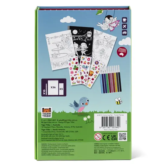 Tiger Tribe Tiger Tribe | Colouring Set - Forest Fairies