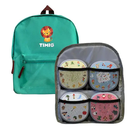 TIMIO Timio | Aufbewahrungsrucksack Für Timio Music Player, Discs und Kopfhörer.