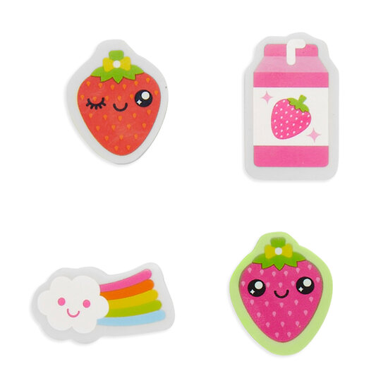 Ooly Ooly - Lil Juicy Scented Pencil topper Erasers - Strawberry