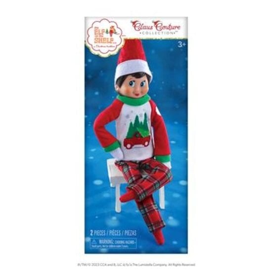 The Elf On The Shelf The Elf On The Shelf |  Bäume und Bauernhof-Pyjamas