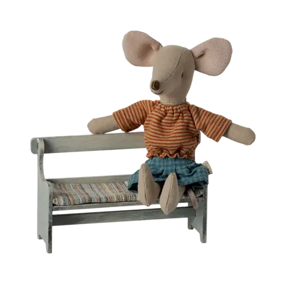 Maileg Maileg | Bench Mousse - Vintage Off White