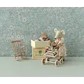 Maileg Maileg | Sleepy Wakey Baby Mouse In Matchbox - Rose