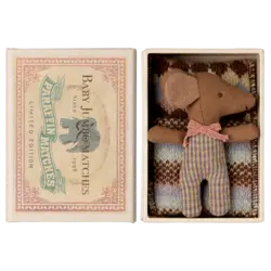 Maileg | Sleepy Wakey Baby Maus in Streichholzschachtel - Rose