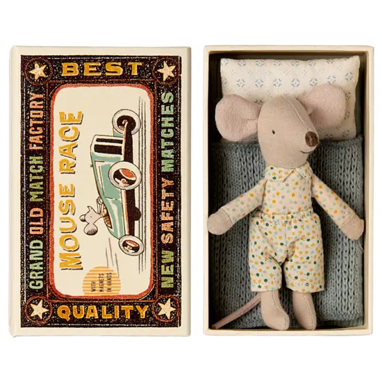 Maileg Maileg | Little Brother Mouse in Matchbox