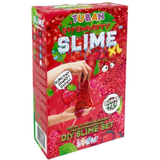 Tuban Tuban | Kit DIY Tuban Slime Strawberry XL