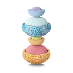 Stapelstein | Summer Rainbow Set Pastel stapelstenen 8 stuks