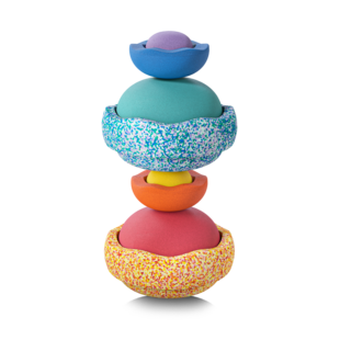 Stapelstein | Summer Rainbow Set Classic stacking stones 8 pieces