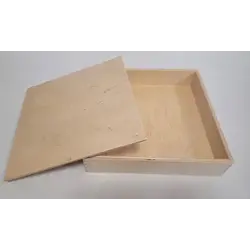 Alexander Toys | Houten Speelbak Met Deksel 25x25x5cm