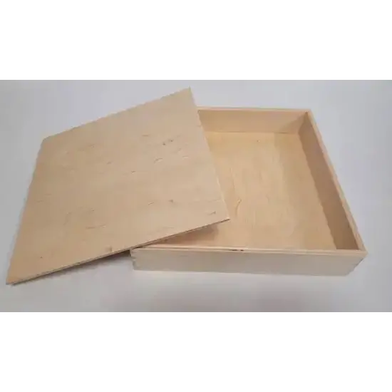 Alexander Toys Alexander Toys | Houten Speelbak Met Deksel 25x25x5cm