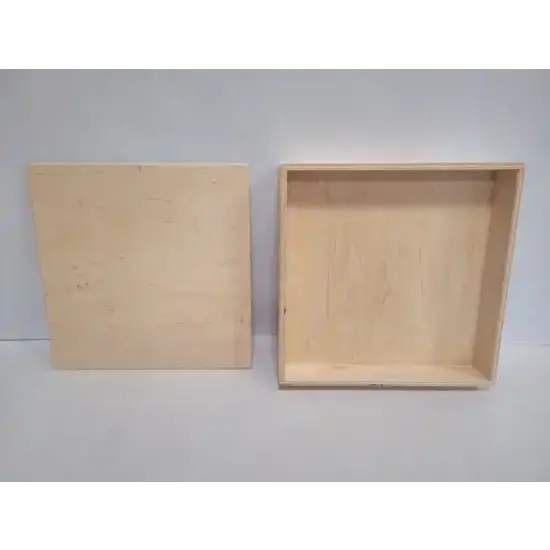 Alexander Toys Alexander Toys | Houten Speelbak Met Deksel 25x25x5cm