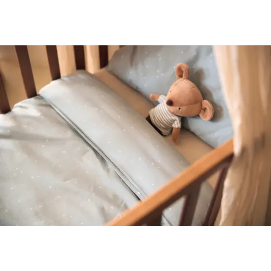 Jollein Jollein | Dekbedovertrek Met Sloop 100x140cm Twinkling Sea Green