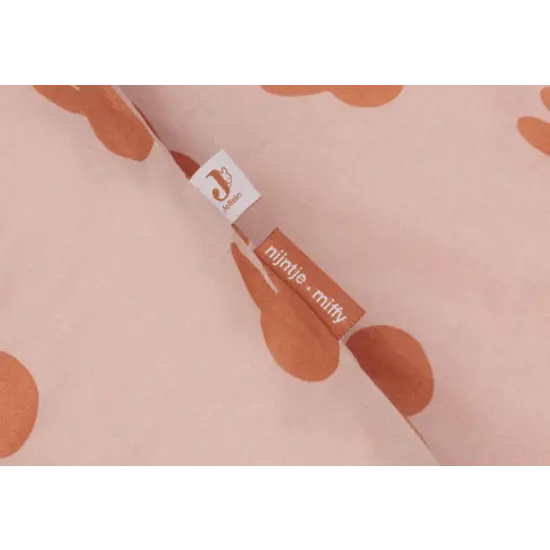 Jollein Jollein | Bettbezug mit Abriss 100x140cm Miffy Shadow Wild Rose