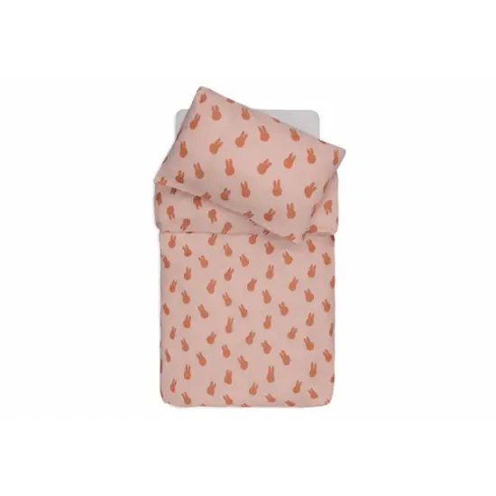 Jollein Jollein | Dekbedovertrek Met Sloop 100x140cm Miffy Shadow Wild Rose