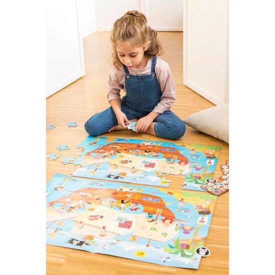 APLI APLI | Piratenschip Observeer Puzzel 104 Stuks