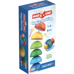 Geomag | Magicube Blokken Gerecycled Stapelen 6 Stuks