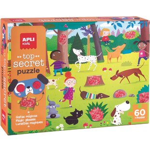 APLI | Puzzle Top Secret Dogs 60 Teile
