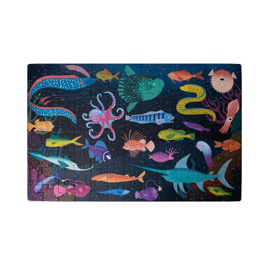 APLI APLI | Ocean Puzzle Glow In The Dark + Poster 104 Teile