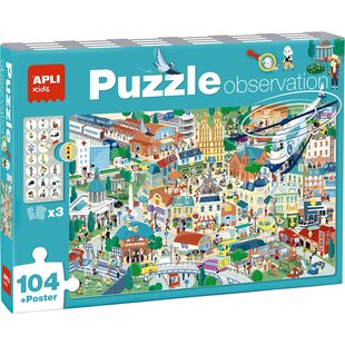 APLI | Observation de la ville du puzzle 104 Pièces