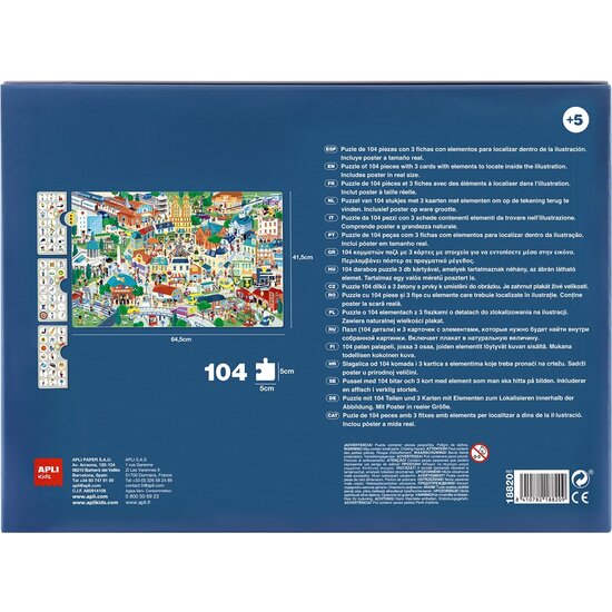 APLI APLI | Observation puzzle City 104 Pieces