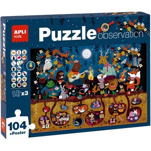 APLI | Forest Observer Puzzle 104 Pieces