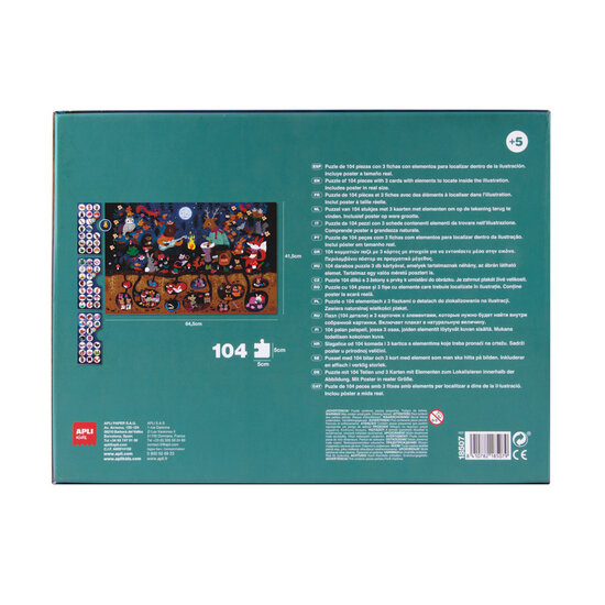 APLI APLI | Bos Observeer Puzzel 104 Stuks