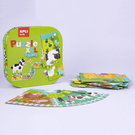 APLI APLI | Boerderij XXL Puzzel 12 Stuks