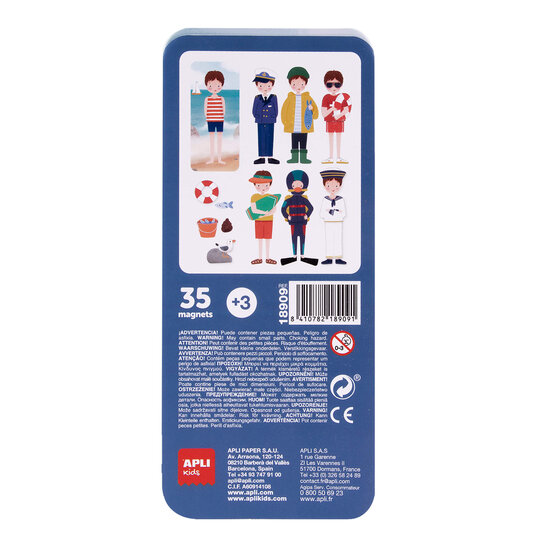 APLI APLI | Ozean 35 Dressing Magnete in Zinn