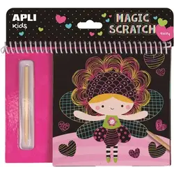 APLI | Feen-Kratz-Malbuch