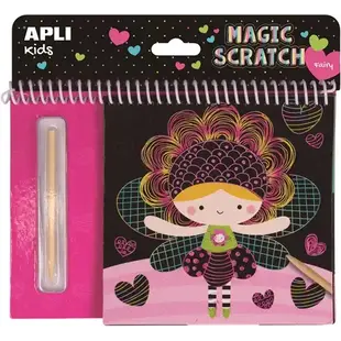 APLI | Livre de coloriage Fairy Scratch