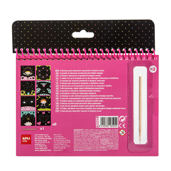 APLI APLI | Fairy Scratch Colouring Book