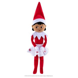 The Elf On The Shelf |  Plushee Pals Snugglers Girl With Brown Eyes