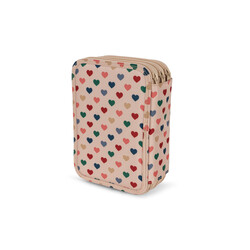Konges Slojd | Clover Maxi Pencil Case Coeur Colorè Frappe