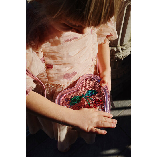 Konges Slojd Konges Slojd | Tut Heart Sequin Bag Rose