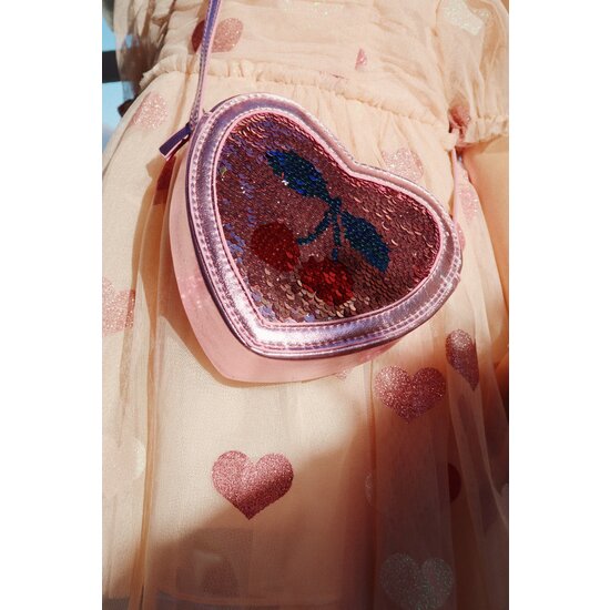 Konges Slojd Konges Slojd | Tut Heart Sequin Bag Rose