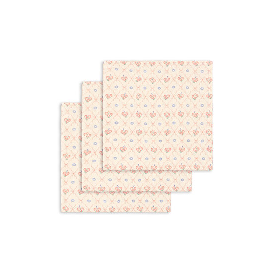 Konges Slojd Konges Slojd |  3 Pack Gots en mousseline Fleur Decor