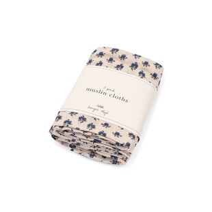 Konges Slojd |  3 Pack Gots en mousseline Piccoloblu