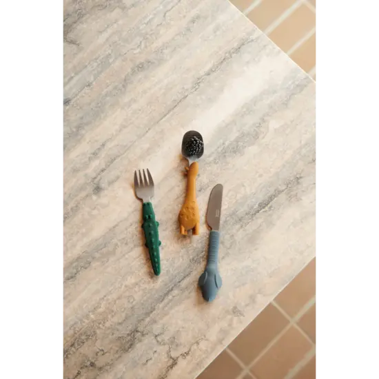 Liewood Liewood | Tove All Together Set de couverts Golden Caramel Mix