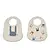 Liewood Liewood | Tilda Printed Bib 2-Pack Bunny / Sandy