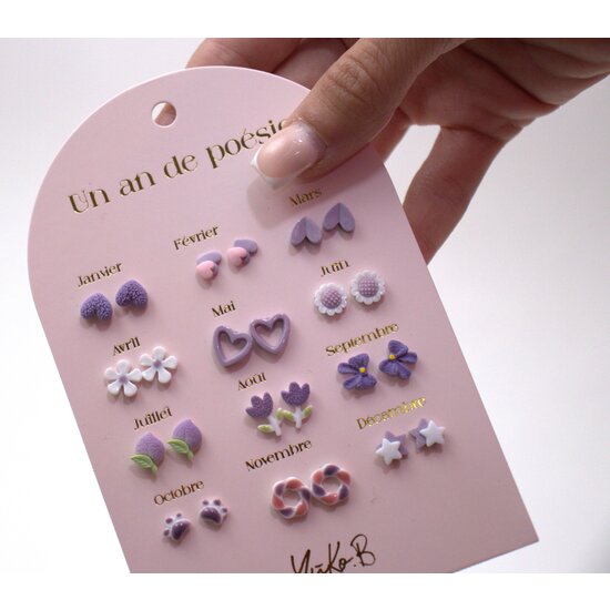 Yuko B Yuko B | Ohrringe Parme