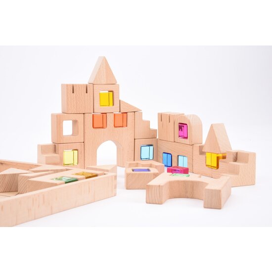 Tickit Tickit | Wooden Building Blocks With Gems
