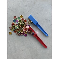 Shaw Magnets | Magnetic Wands x2 & 100 Mag Chips Blue/Red