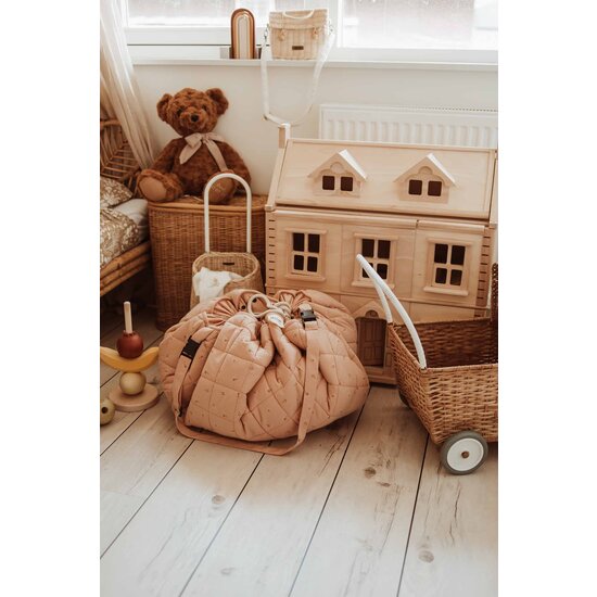Play and Go Play&Go |  Fleuri Organic Cotton Babymat - Opbergzak