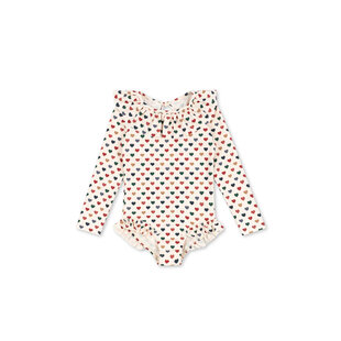 Konges Slojd | Manuca LS Maillot de bain GRS Coeur Coloré